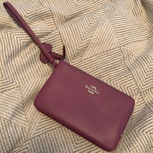 Never used coach wallet wristlet